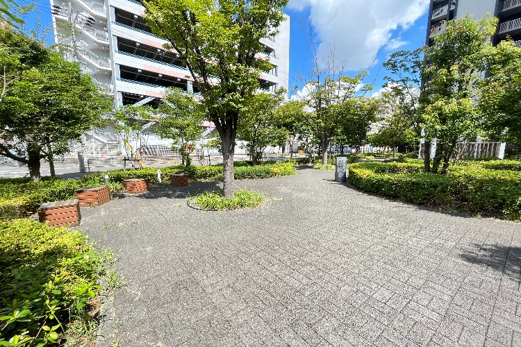シティテラス今福鶴見の敷地内写真